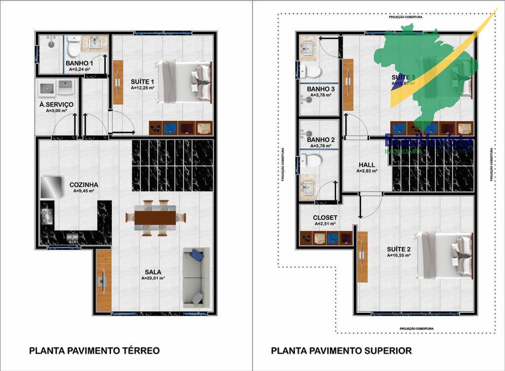 Apartamento à venda com 3 quartos, 124m² - Foto 2